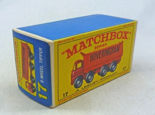 Lesney Matchbox Toys MB17 Hoveringham Tipper ORIGINAL Empty E4 Type Box