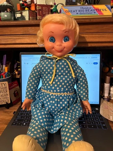 1967 Mrs. Beasley Mattel Doll Does Not Talk w/Apron & Bib No Glasses