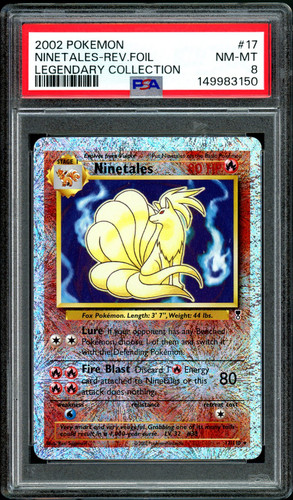 Ninetales graded PSA 8 for sale on eBay