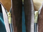 RODEBJER Brown Suede & Leather Knee High Boots 3 ½” Heel sz 6.5-7 EUC! — photo 5