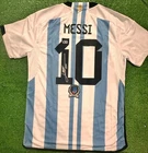 Lionel Messi Autographed Argentina Jersey Beckett COA Signed Soccer Memorabilia