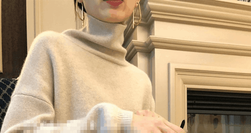 Cuello Alto Cachemira Mujeres Mezcla de Lana Suelto Tejido Suéter Falda Traje Juegos - Imagen 14 de 28