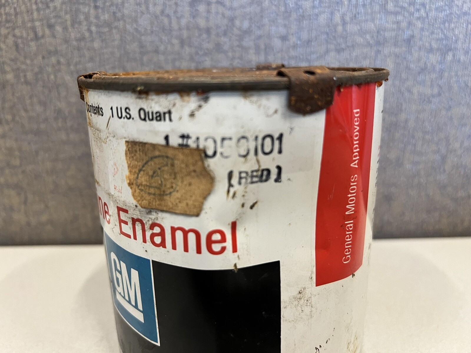 VTG GM General Motors #1050101 Corvette Red Engine Enamel Paint