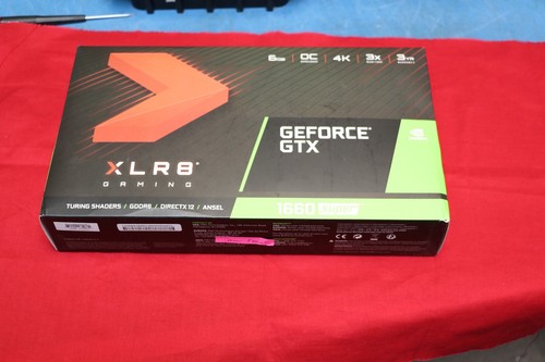 PNY NVIDIA GeForce GTX 1660 Super 6GB GDDR6 XLR8 Graphics Card, 3 video ports - Picture 5 of 6