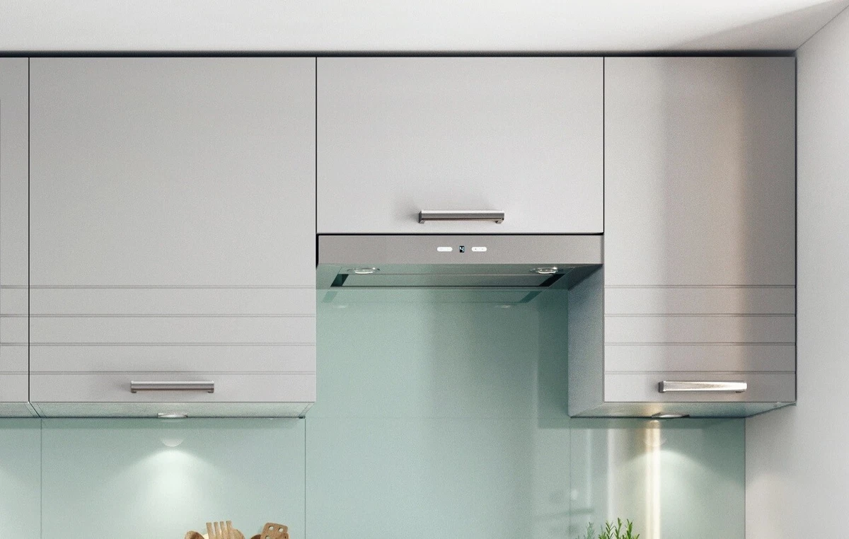 Extractor fan top kitchen wall