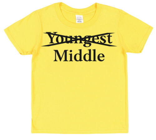 Oldest Middle 2 T-Shirts passendes Set Neu Baby Ankündigung Jungen Top Mädchen T-Shirt - Bild 11 von 13