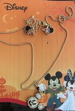Disney Mickey Mouse Necklace Earring Set NEW Ages: 9  Read Description