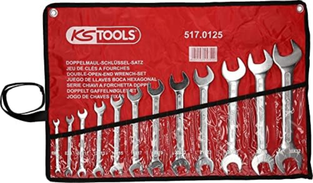 Kit Chiavi Doppie KS Tools 517.0125 per Meccanica Pesante 12 Pezzi