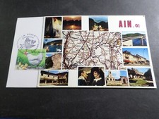CARTE POSTALE FRANCE POULE, AIN 01 ANIMAUX FERME 1° jour  2004, HEN, VF POSTCARD