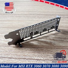 For MSI RTX 3060 3070 3080 3090 Ventus/Suprim Gaming X GPU Bracket I/O IO Shield