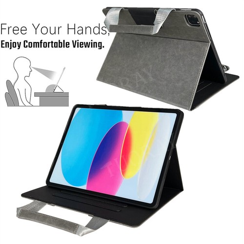 Stand Carry Case Cover Griff Tasche Halter Hülle For iPad Mini Air Pro 7.9"-13" - Picture 43 of 50
