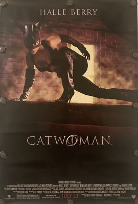 ★初版！両面プリント！2004年★US ワンシート「キャットウーマン」ハルベリー CATWOMAN Original One Sheet Movie Poster - 2004 - HALLE BERRY | eBay