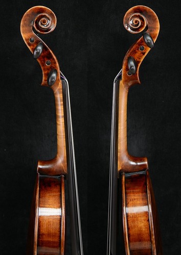 Stradivari 1716 Messiah Violin Model Master Wang's Own Work 1-PC Back No. W37 - Picture 4 of 12