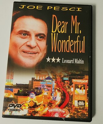 Dear Mr. Wonderful 1982 DVD Joe Pesci  First Starring Role 