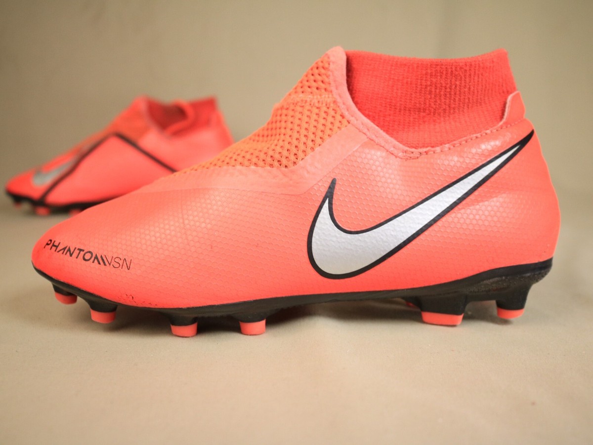 Nike Phantom Vision Academy DF MG Mens 13 Soccer Cleats Shoes AO3258-600 Red NIKE JR PHANTOM VSN ACADEMY DF FG/MG RED - Soccer Plus main image 4