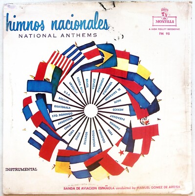 MANUEL GOMEZ DE ARRIBA, BANDA DE AVIACION ESPAÑOLA   HIMNOS NAC  VINYL LP 221-98