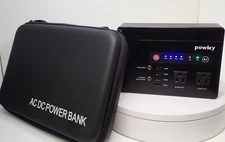 Powkey HP200 Portable Power Bank station 200 Watt 4 USB Outlet W/ Charge Adapter