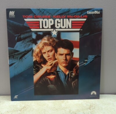 TOP GUN Tom Cruise Kelly McGillis Widescreen Dolby Laserdisc