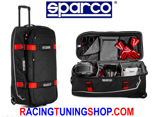 Sparco Borsone Tour da Viaggio Grande Trolley Nero/rosso 016437nrrs |  Acquisti Online su eBay