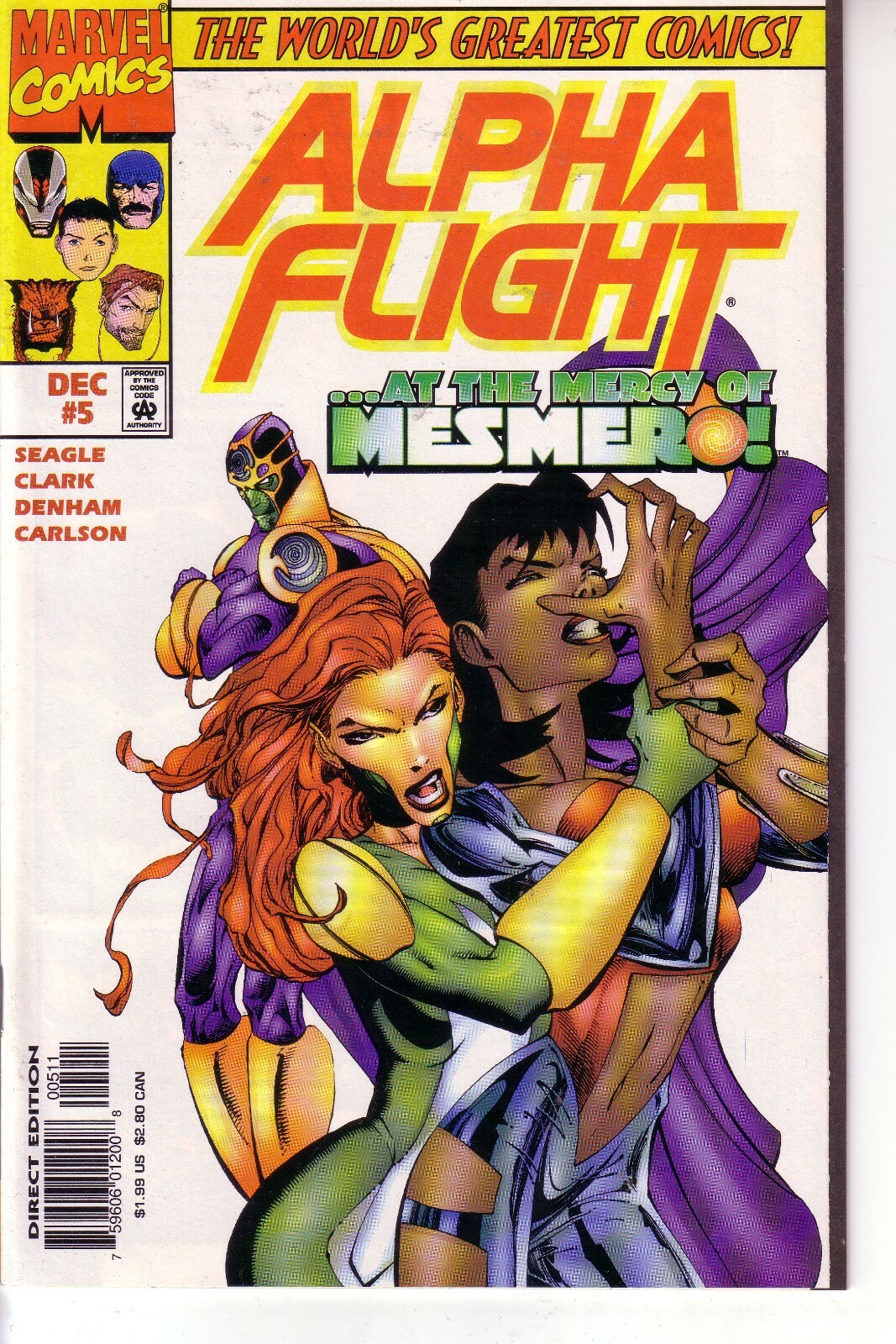ALPHA FLIGHT #5 (FN-NM) 1997 MARVEL COMICS
