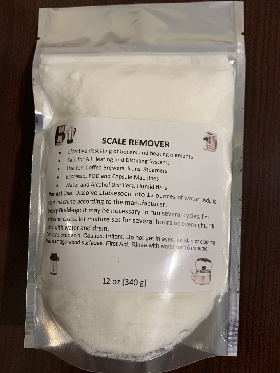 Water Scale Remover Descaler Keurig Espresso Distiller Iron Humidifier