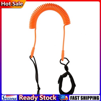 3 Meters Coiled Surfing Leash Stand Up Paddle Board Surfboard Leash Leg Rope Deu