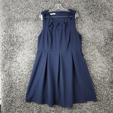 Maurices Womens Navy Blue Sleeveless Round Neck Knee Length Dress Size 2