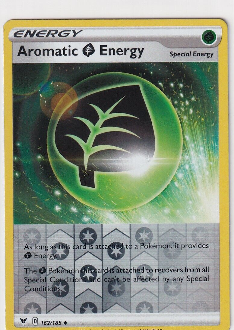 Pokemon TCG - Vivid Voltage - Aromatic Grass Energy 162/185 Pokemon TCG - Vivid Voltage - Aromatic Grass Energy 162/185