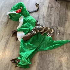 Inflatable Dinosaur Costume Funny Halloween Ride On Dino READ