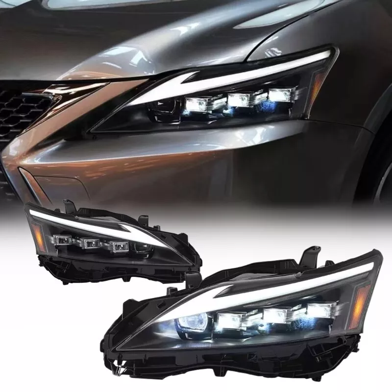 Pair LED Headlight For Lexus CT200h CT200 2013-2017 DRL Projector Front  Lamps