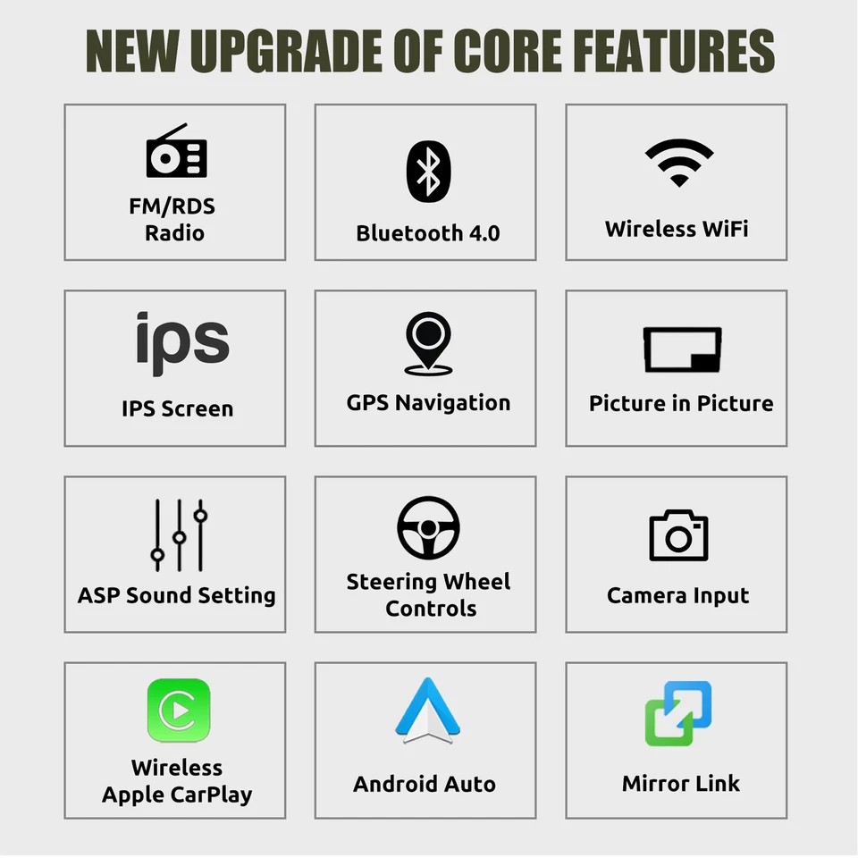 7" AUTORADIO Android 13 Carplay GPS NAV RDS For VW GOLF 5 6 Caddy Touran Polo T5 - Photo 3/4