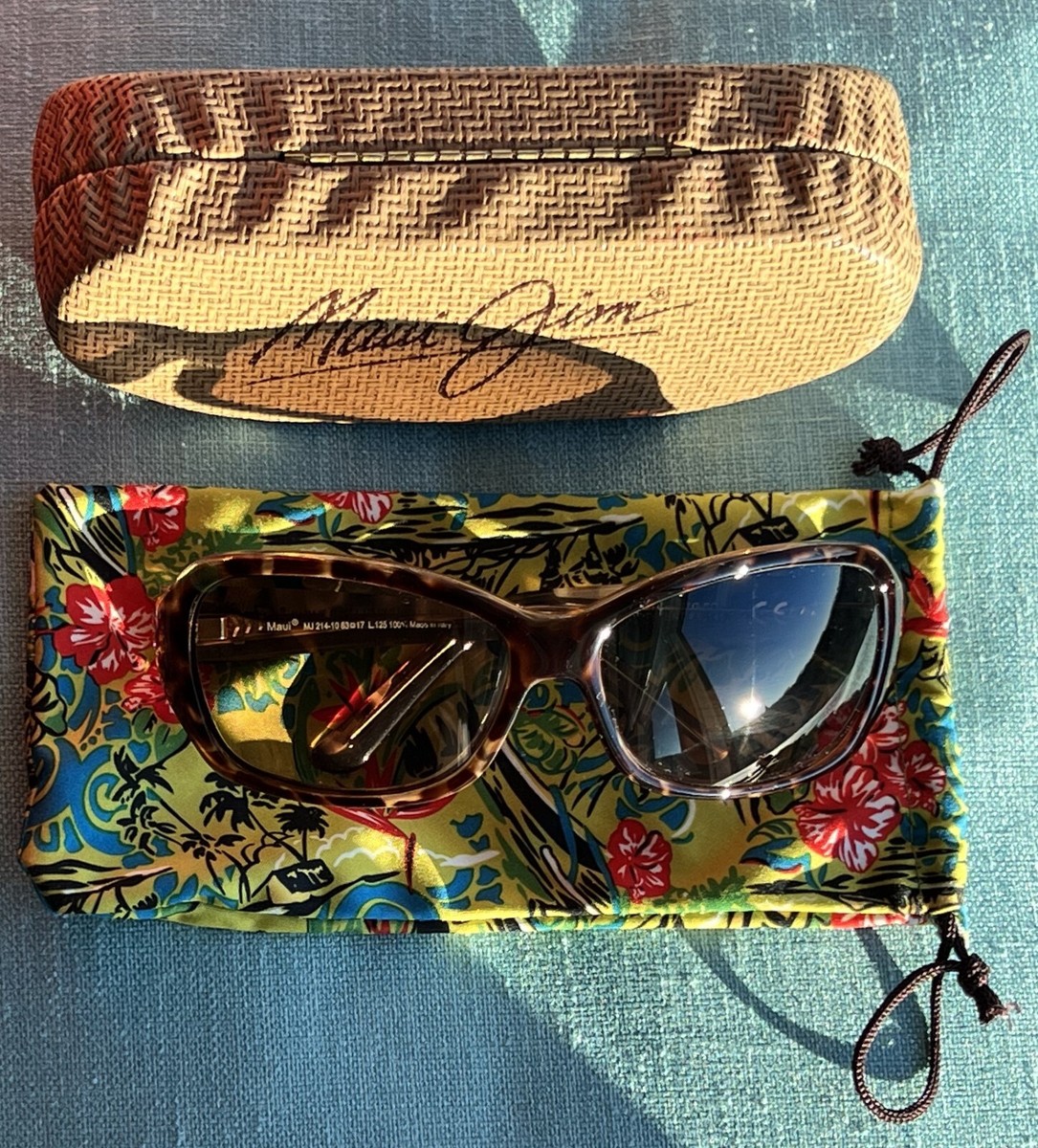 Maui Jim Pearl City MJ 214 10 Translucent Tortoise Frame - HCL