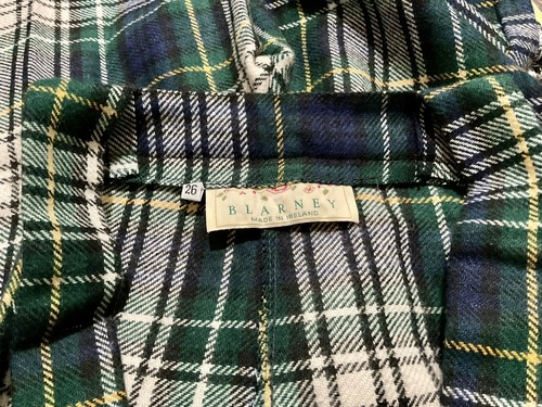 Kids Blarney Woolen Mills Irish Wool Tartan Overalls Unisex - Picture 10 of 10