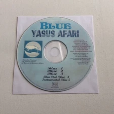 Yasus Afari Blue (5 Track PROMO) CD RARE HTF Reggae Dancehall Dub Squidman JBWA