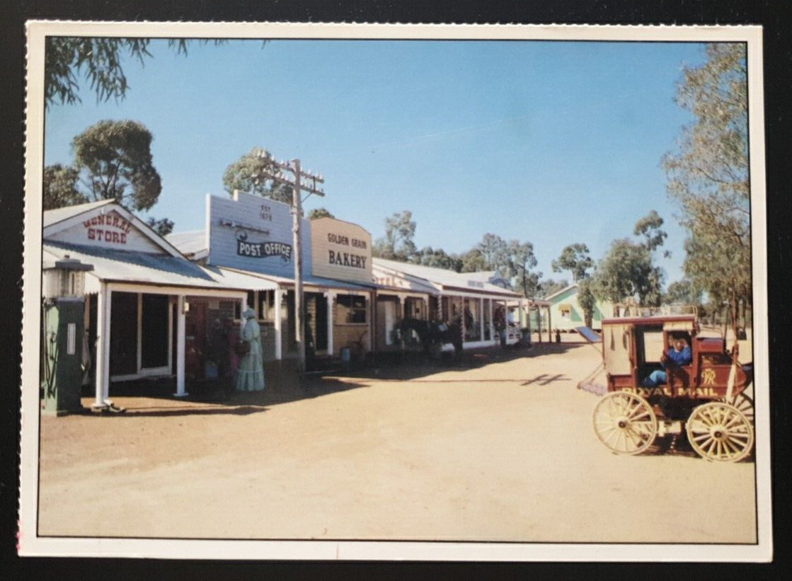 Vintage Postcard Miles Historical Village Queensland