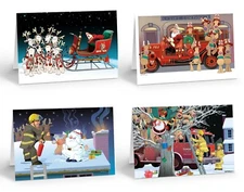 Firefighter Christmas Cards - 16 Fireman, Firemen Rescue, Fire Truck-107