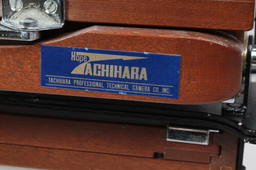 TACHIHARA HOPE 4X5 WOOD FIELD CAMERA W 96X99 COPAL #1 LENS BOARD - Picture 2 of 9
