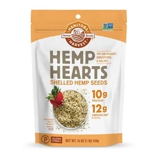 Manitoba Harvest Hemp Hearts 16 Ounce Protein Packed Superfood 10g Protein