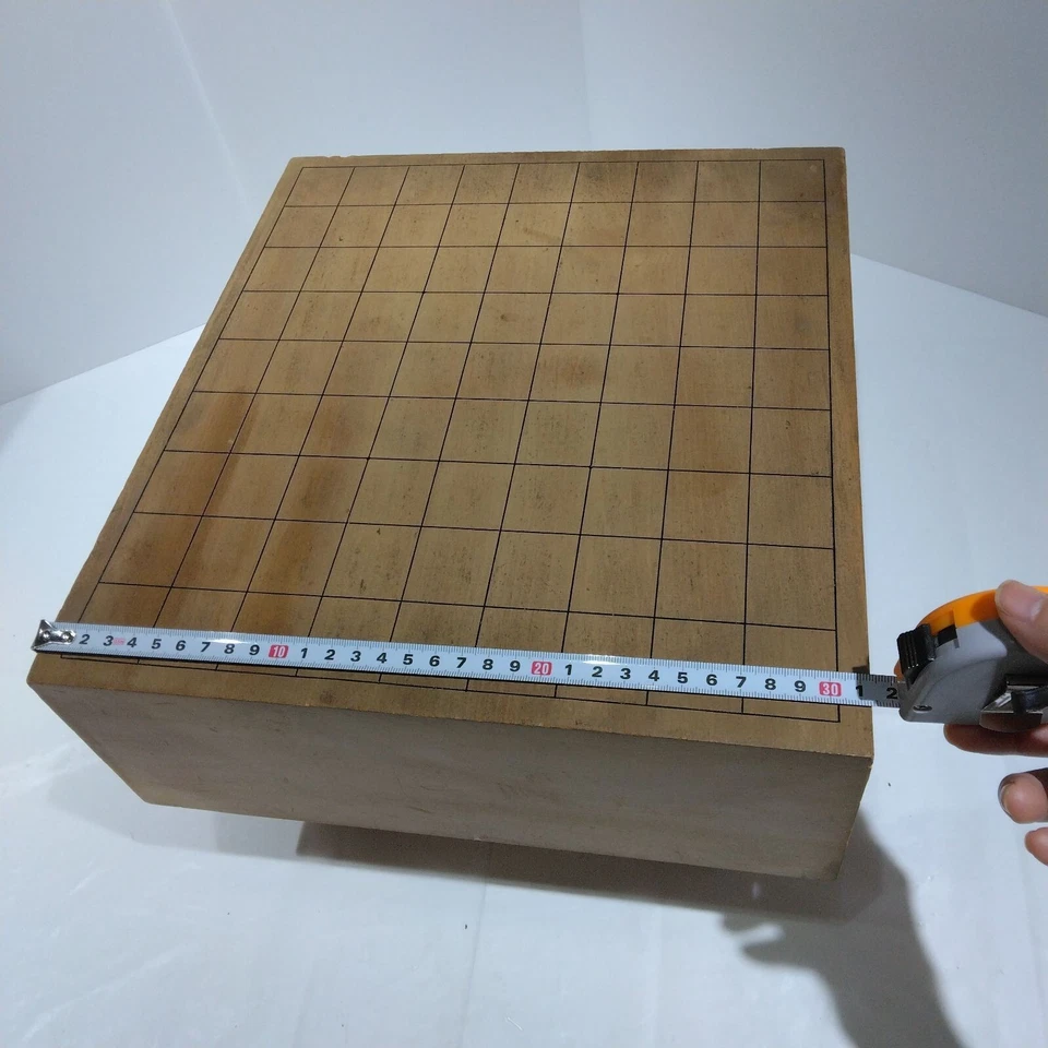 Vintage Japanese Chess Shogi Wooden Board Only 12.2x13.8x8.7in 204.2oz W/Legs FS - Image 2 of 4