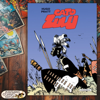 Cato Zulu (farbig) Schreiber & Leser - Hugo Pratt - Comic - Geschichte - NEU