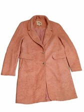 Yumi Women Preach Pink Mid Length Coat. Size 14