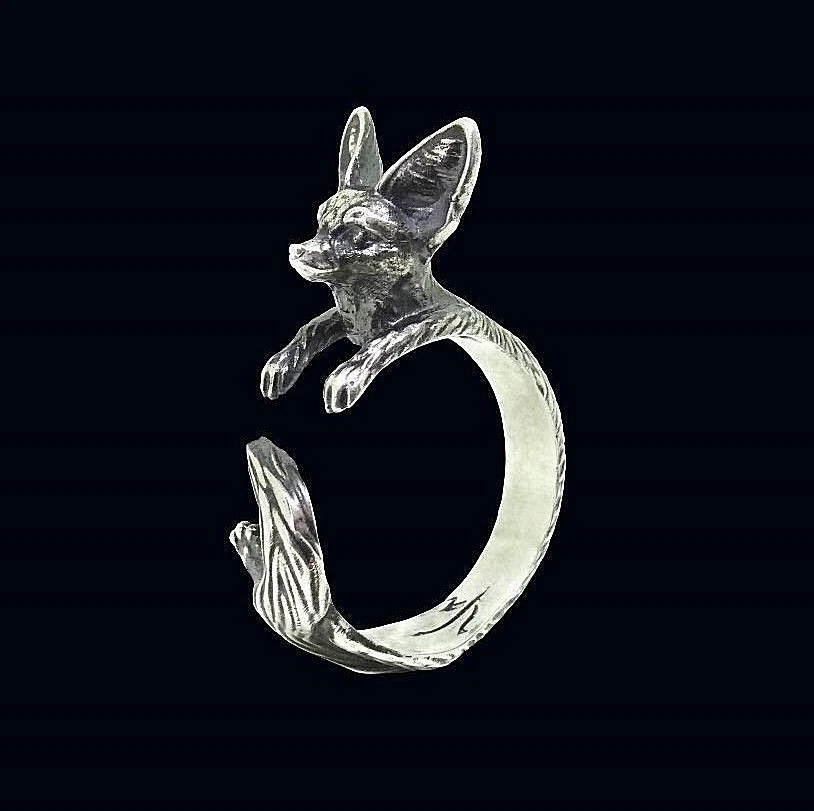 Fox ring deals silver