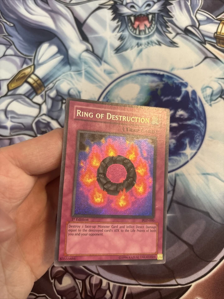 Yu-Gi-Oh TCG Ring of Destruction Pharaonic Guardian PGD-000 1st Edition VLP (ST) - Image 3 of 4