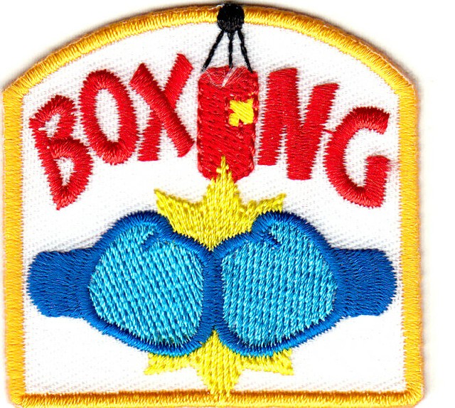 BOXING Iron On Patch Boxer Sports eBay