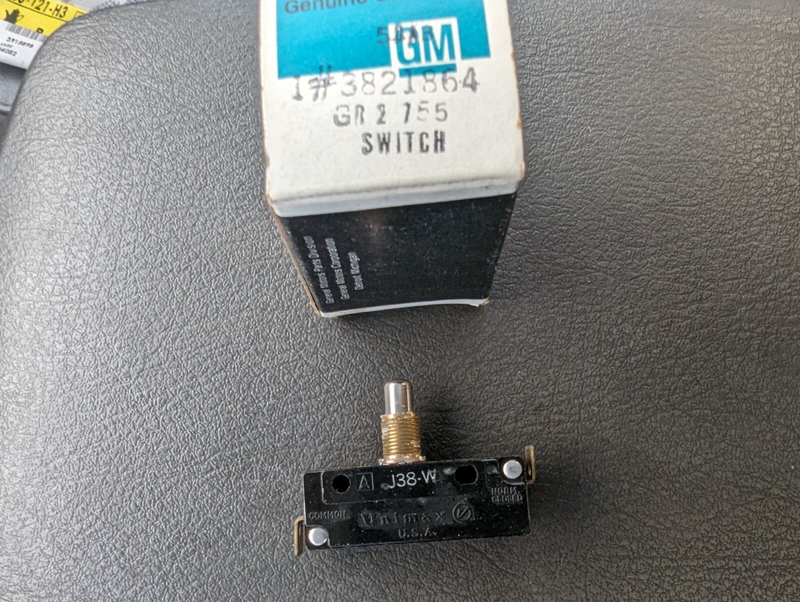 1963-67 C2 Corvette Headlight Limit Switch 3821864 NOS GM for sale  