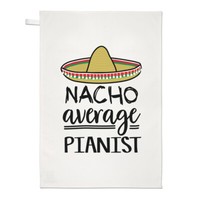 Nacho Durchschnitt Pianist Geschirrtuch SpüLlappen Worlds Best Musi Lustig Toll