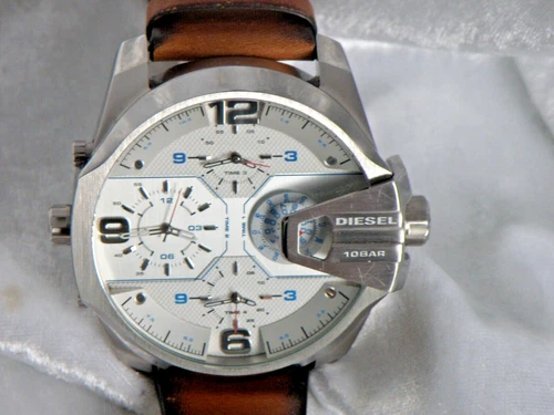 DIESEL MEN'S CHRONOGRAPH WATCH DZ7374 "ONLY THE BRAVE" EX CONDITION