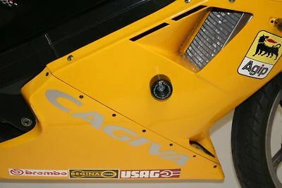Protectores contra choques Cagiva Mito 150/250 negros R&G-CP0200BL - Imagen 5 de 6