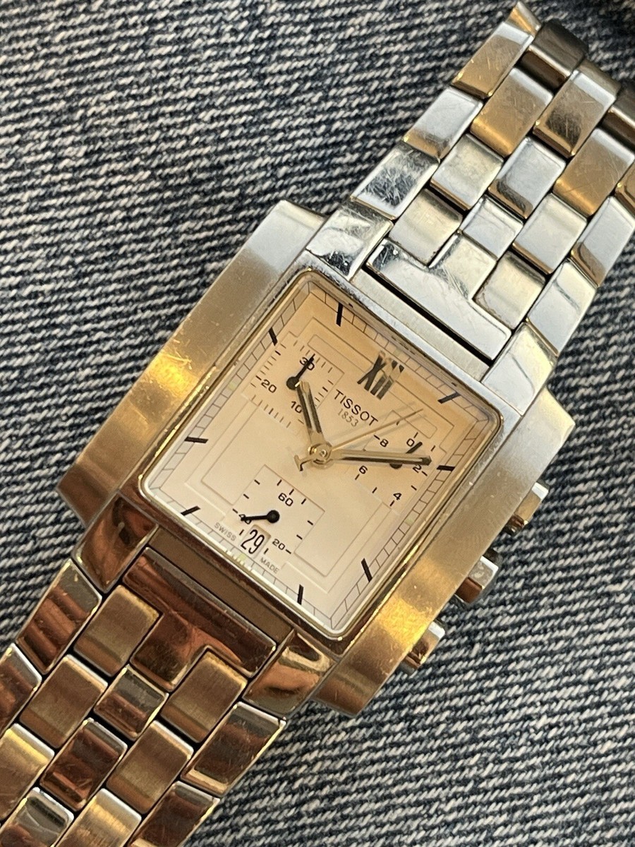 【希少】TISSOT ティソ 腕時計 クロノグラフ L875 / 975K 希少】TISSOT ティソ 腕時計 クロノグラフ L875 / 975K