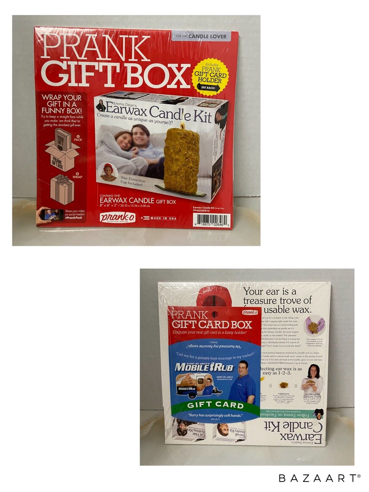 Set of 2 Gag Gift Bags CELL PHONE KIT Joke Hilarious 